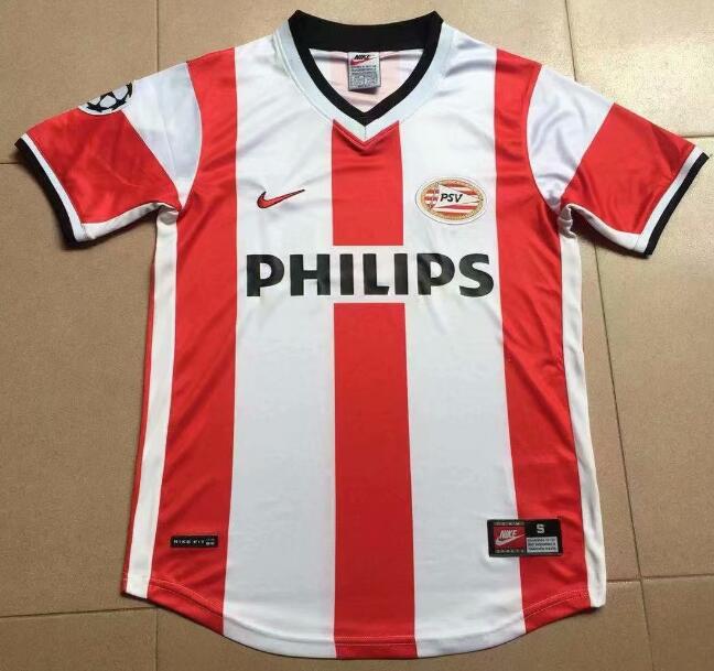 1998-1999 PSV Eindhoven Retro Home Kit Soccer Jersey